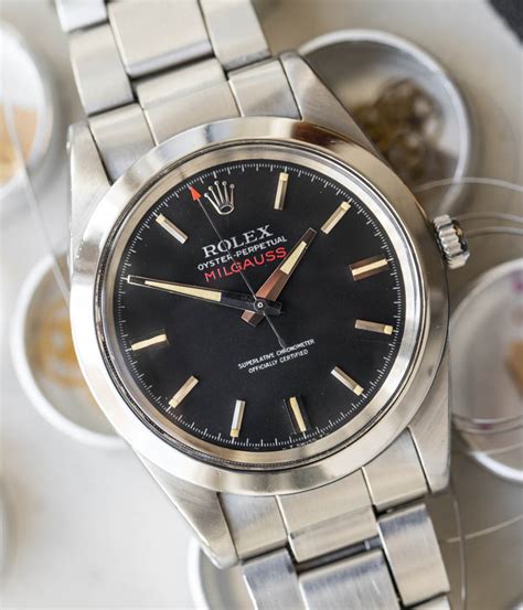 rolex milgauss black silver|rolex milgauss price chart.